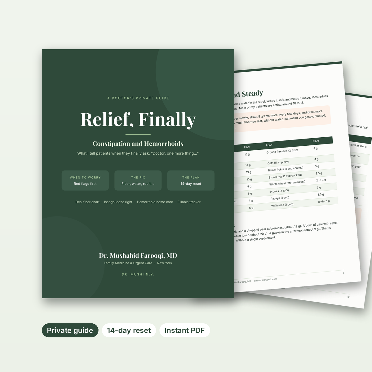 Relief, Finally: A Doctor's Private Guide to Constipation and Hemorrhoids