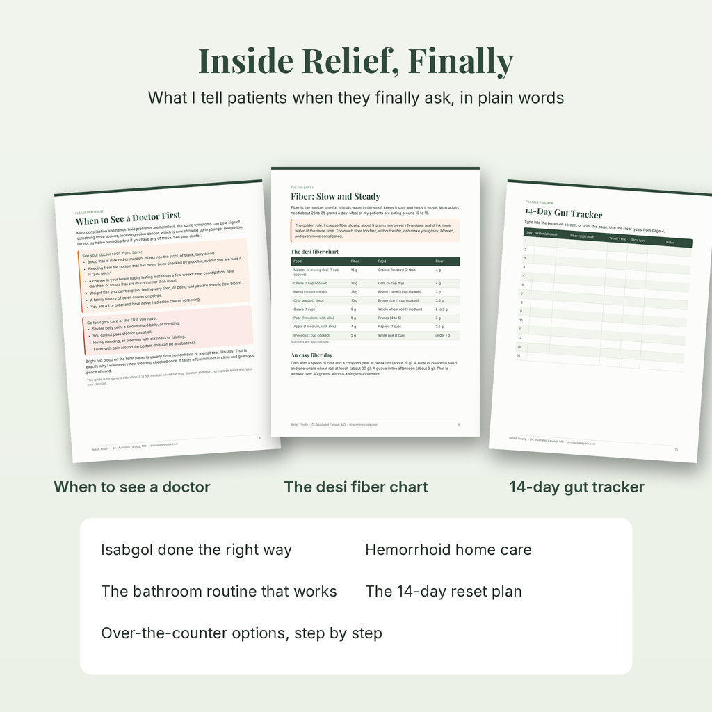 Relief, Finally: A Doctor's Private Guide to Constipation and Hemorrhoids