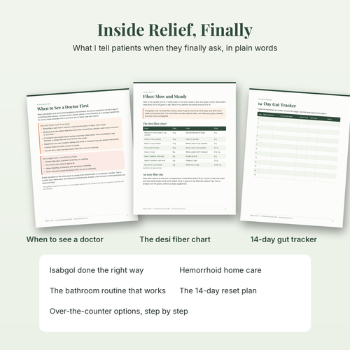 Relief, Finally: A Doctor's Private Guide to Constipation and Hemorrhoids